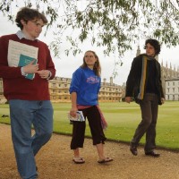 Students walking together